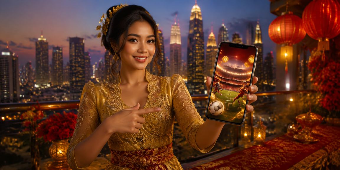 Suasana festival meriah yang menggambarkan pengalaman taruhan olahraga eksklusif bagi anggota VIP
