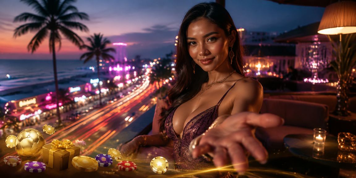 Pengguna mengakses platform taruhan olahraga melalui perangkat mobile dan desktop di pantai